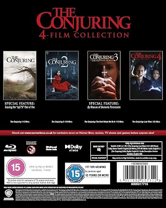 THE CONJURING 1-4 COLLECTION BD
