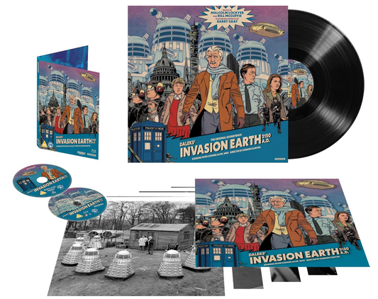 DALEKS' INVASION EARTH: 2150 A.D. VINYL COLLECTOR'S SET - 4K UHD