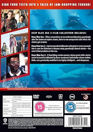 DEEP BLUE SEA 3 FILM COLL/ (DVD/S)