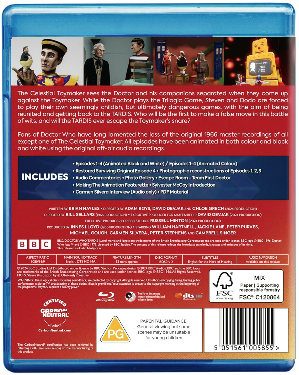 Doctor Who - The Celestial Toymaker - Blu-ray