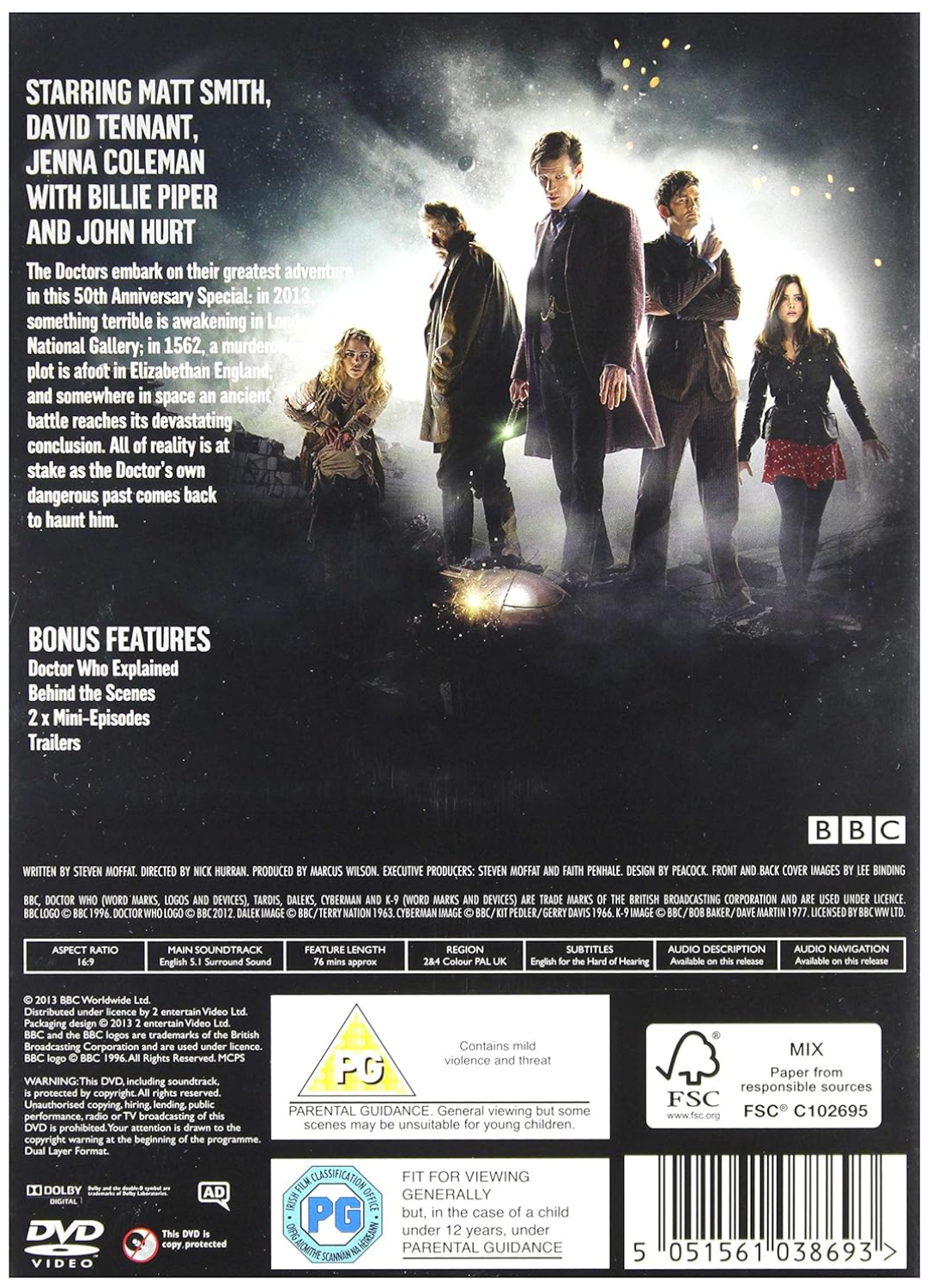 DOCTOR WHO: THE DAY OF THE DOCTOR 50TH ANNIVERSARY SPECIAL
