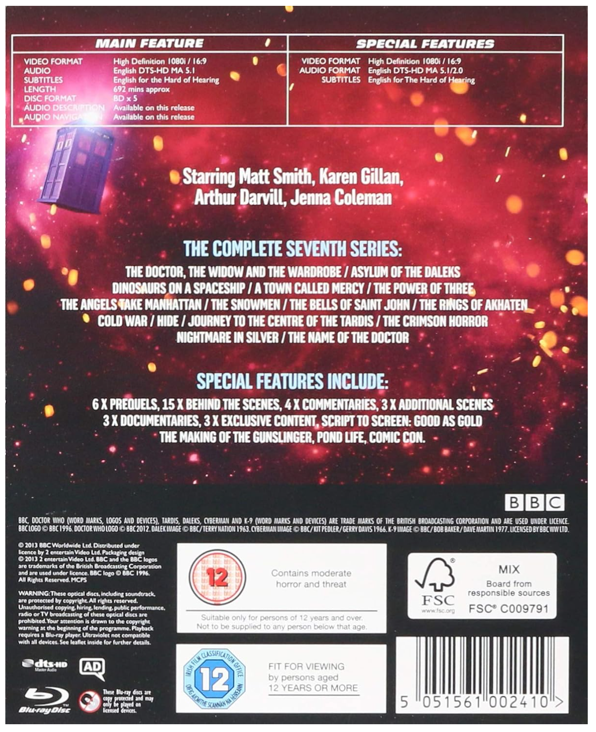 DOCTOR WHO: COMPLETE SERIES 7 BLU-RAY