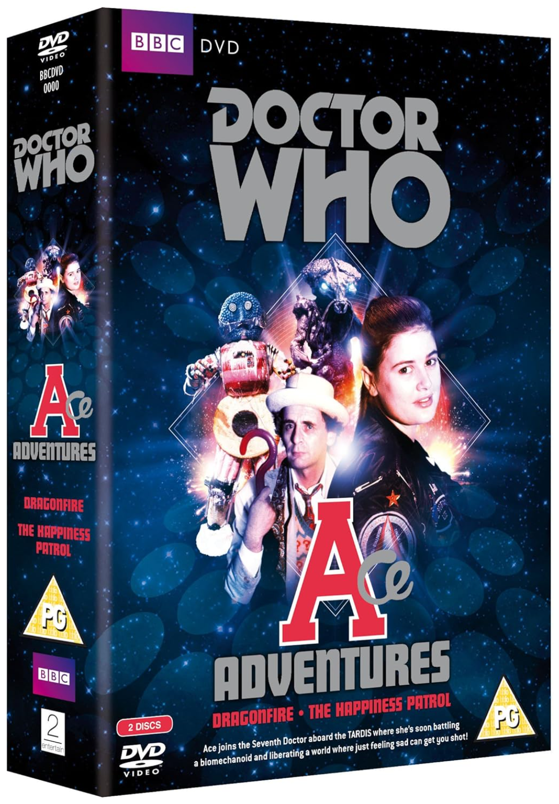 DOCTOR WHO: ACE ADVENTURES - DRAGONFIRE / THE HAPPINESS PATROL