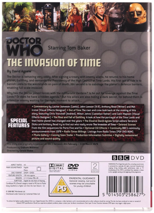 DOCTOR WHO: THE INVASION OF TIME