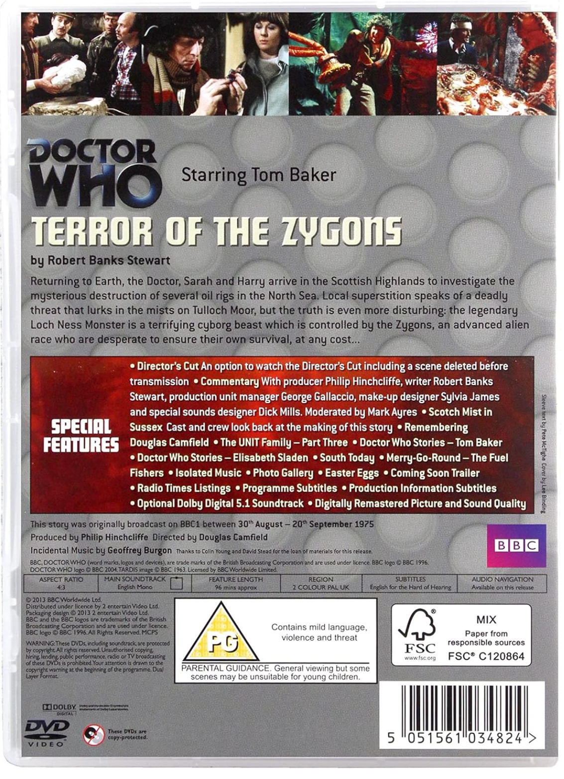 DOCTOR WHO: TERROR OF THE ZYGONS