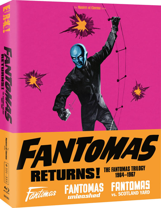 FANTOMAS RETURNS! (Masters of Cinema) Limited Edition Two-disc Blu-ray Edition - PRE-ORDER - 24-NOVEMBER-2025