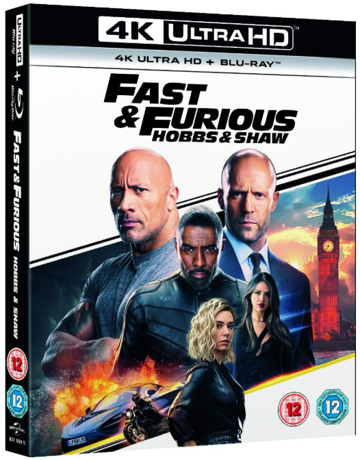 Fast & Furious Hobbs & Shaw (4K Ultra-HD + Blu-ray)