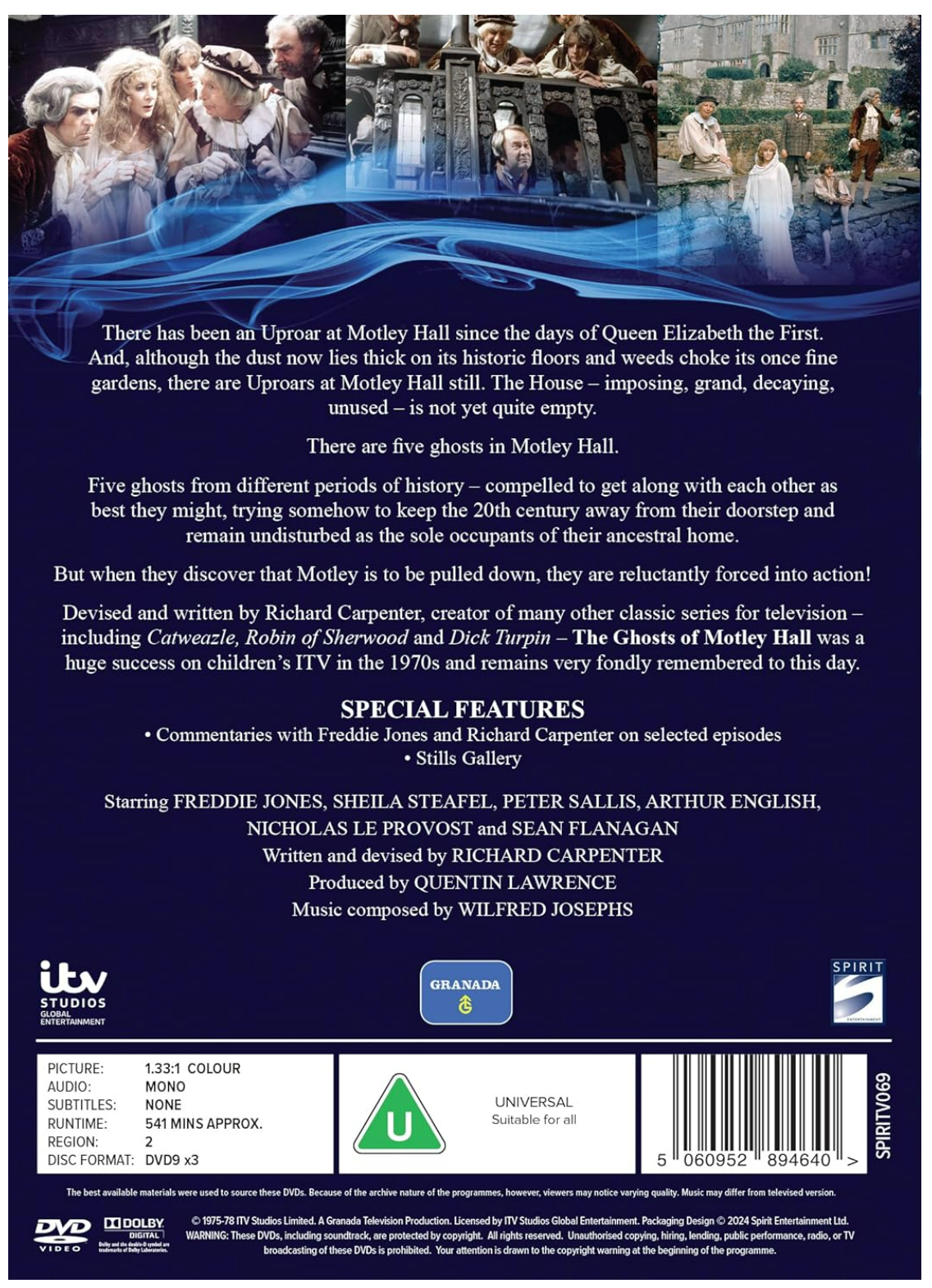 The Ghosts Of Motley Hall: The Complete Series - DVD