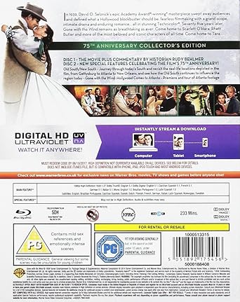 GONE WITH THE WIND (BD/S)