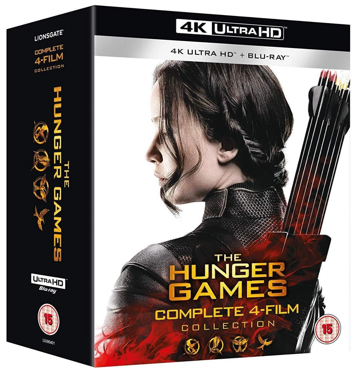 HUNGER GAMES COMPLETE 1-4 - UHD BD UV