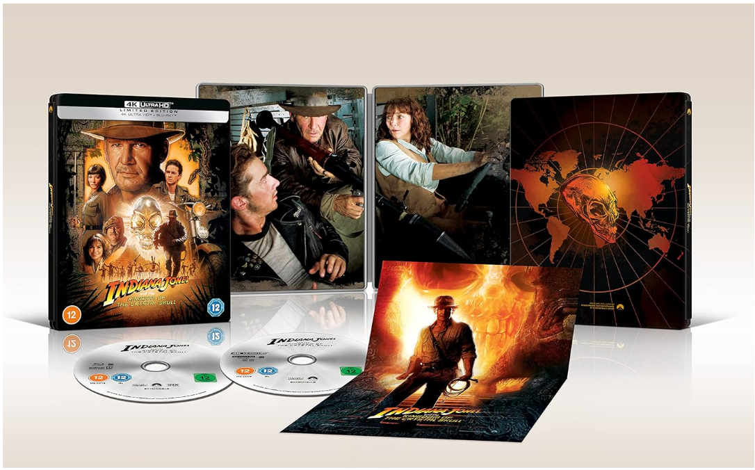 INDIANA JONES & KOTCS UHD BD STEELBOOK