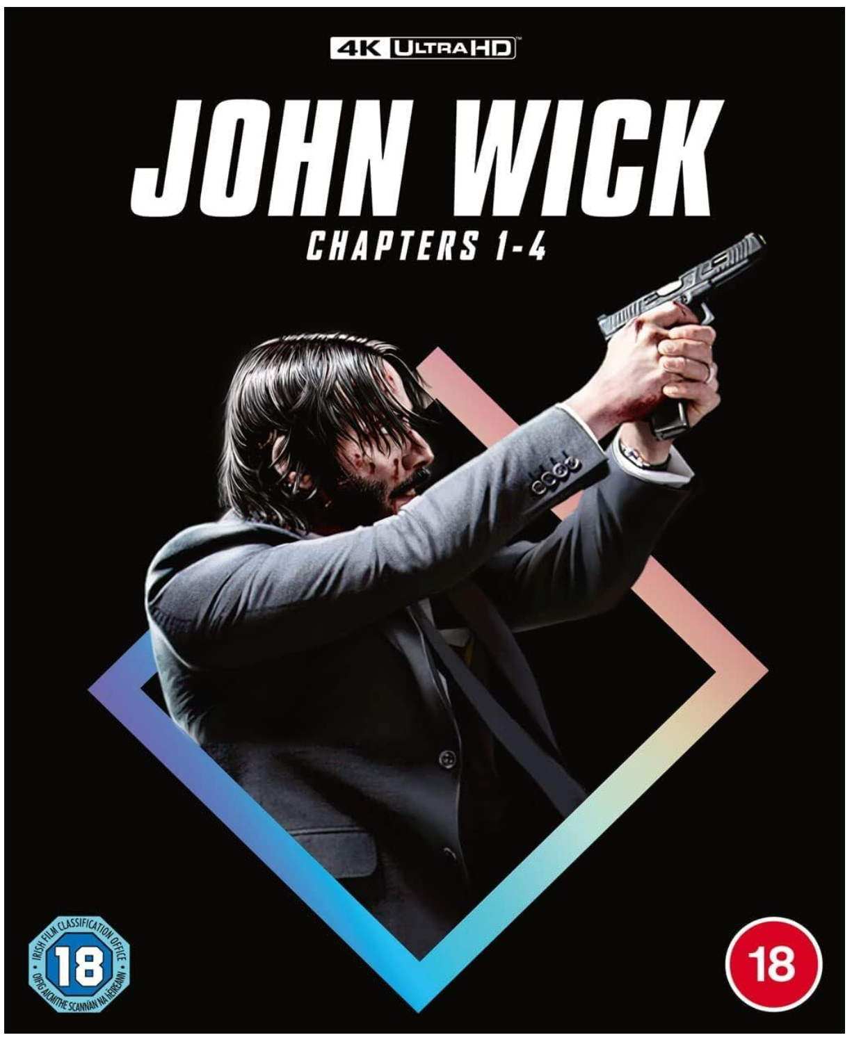 JOHN WICK 1 - 4 BOXSET UHD
