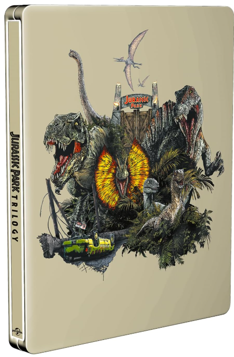 Jurassic Park Trilogy - 4K UHD Limited Edition Steelbook - PRE-ORDER - 30-June-25