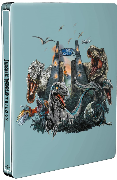 Jurassic World Trilogy - 4K UHD Limited Edition Steelbook - PRE-ORDER - 30-June-25