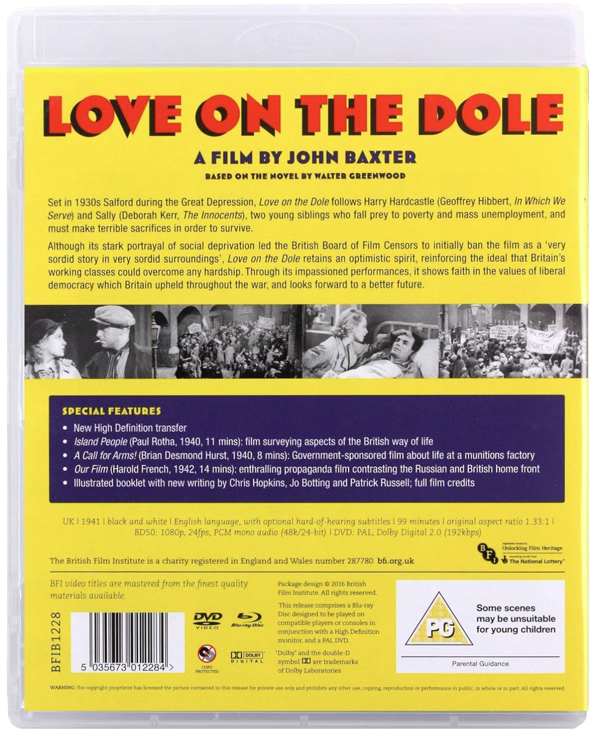 LOVE ON THE DOLE [DUAL FORMAT] - BLU-RAY