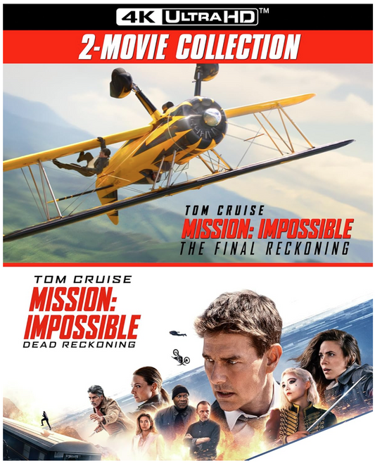 MISSION:IMPOSSIBLE - DEAD RECKONING & THE FINAL RECKONING 2-MOVIE COLLECTION - 4K (TBC) - PRE-ORDER 15 September 2025