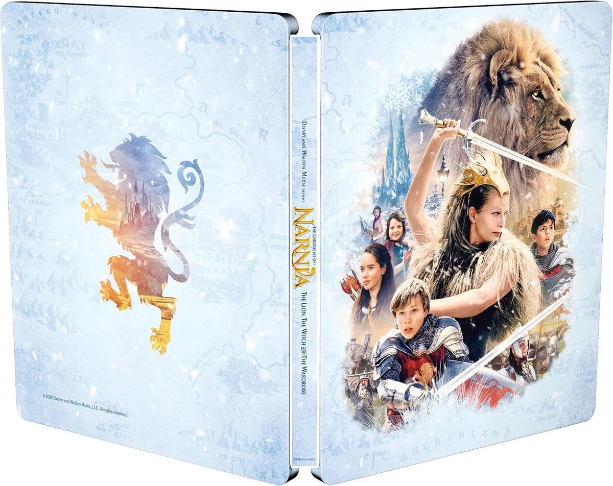 The Chronicles of Narnia: The Lion, The Witch and the Wardrobe Steelbook - UHD+BD - Pre-order 14 December 2026