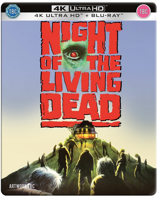 Night of the Living Dead SteelBook - 4K UHD + Blu-ray - PRE-ORDER 22 September 2025