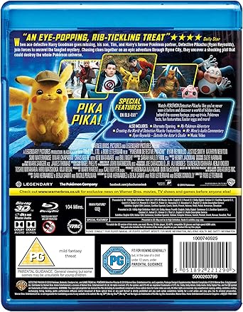 POKEMON DETECTIVE PIKACHU (BD/S)