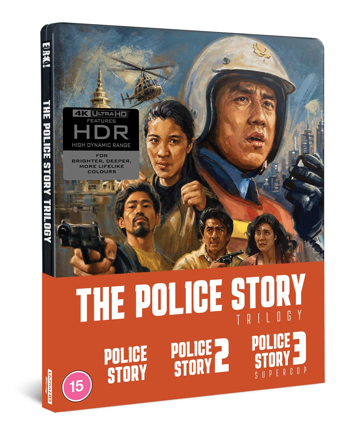 THE POLICE STORY TRILOGY (Eureka Classics) Limited Edition UHD - Pre-order 18 JANUARY 2027