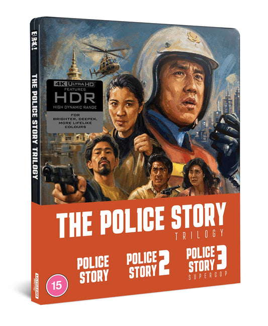THE POLICE STORY TRILOGY (Eureka Classics) Limited Edition UHD - Pre-order 18 JANUARY 2027