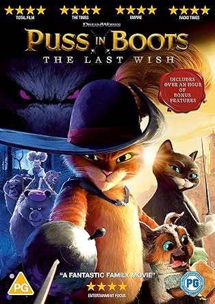 PUSS IN BOOTS THE LAST WISH DVD