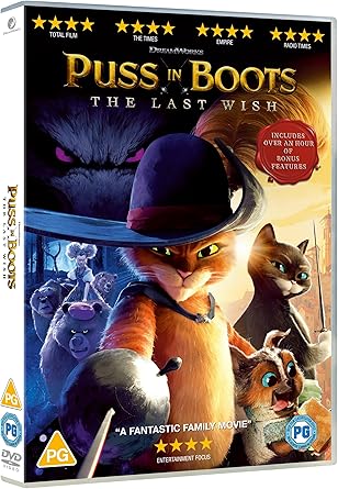 PUSS IN BOOTS THE LAST WISH DVD