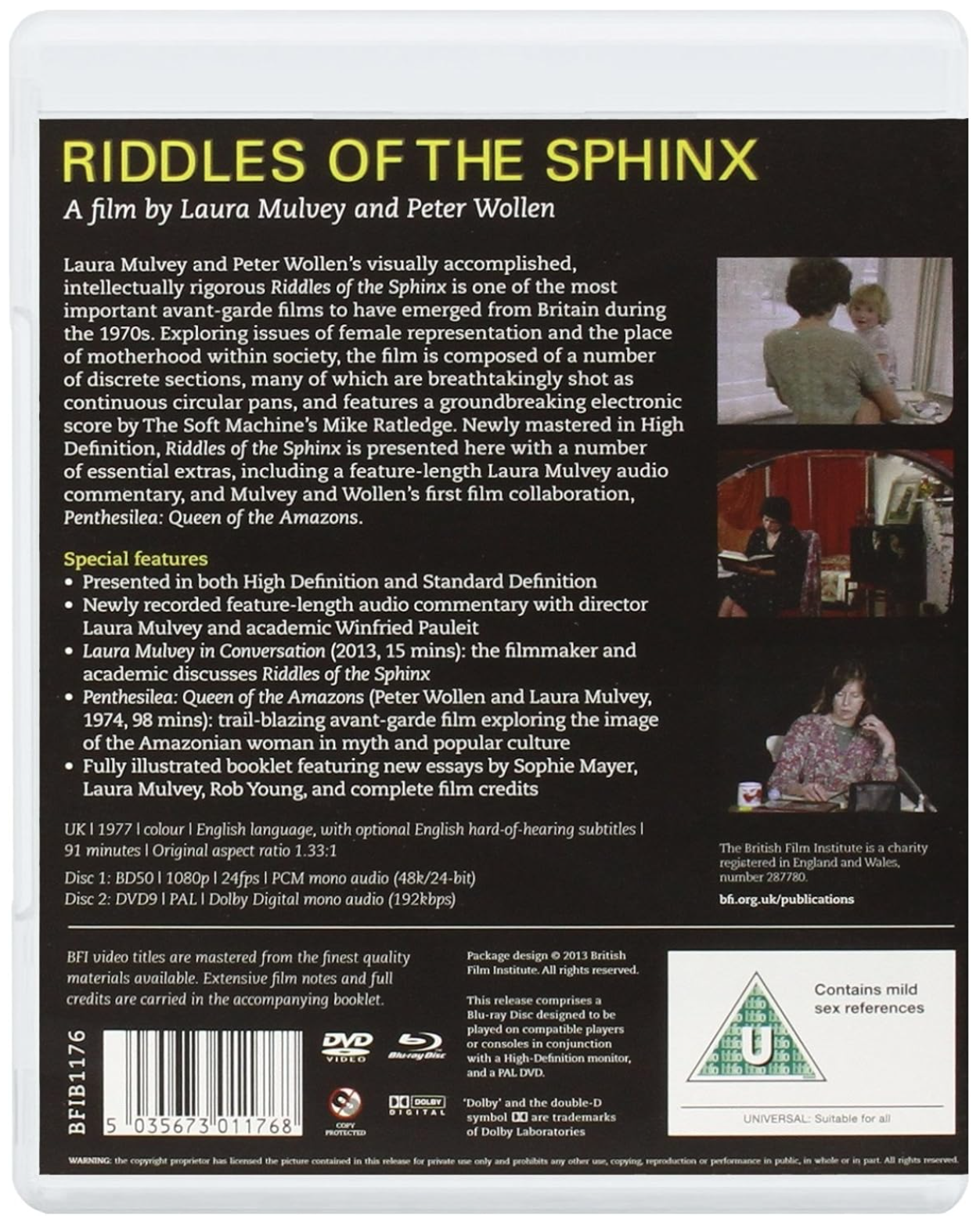 RIDDLES OF THE SPHINX [DUAL FORMAT EDITION] - BLU-RAY