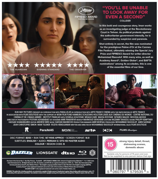 The Seed of the Sacred Fig - Blu-Ray - PRE-ORDER - 09-June-25