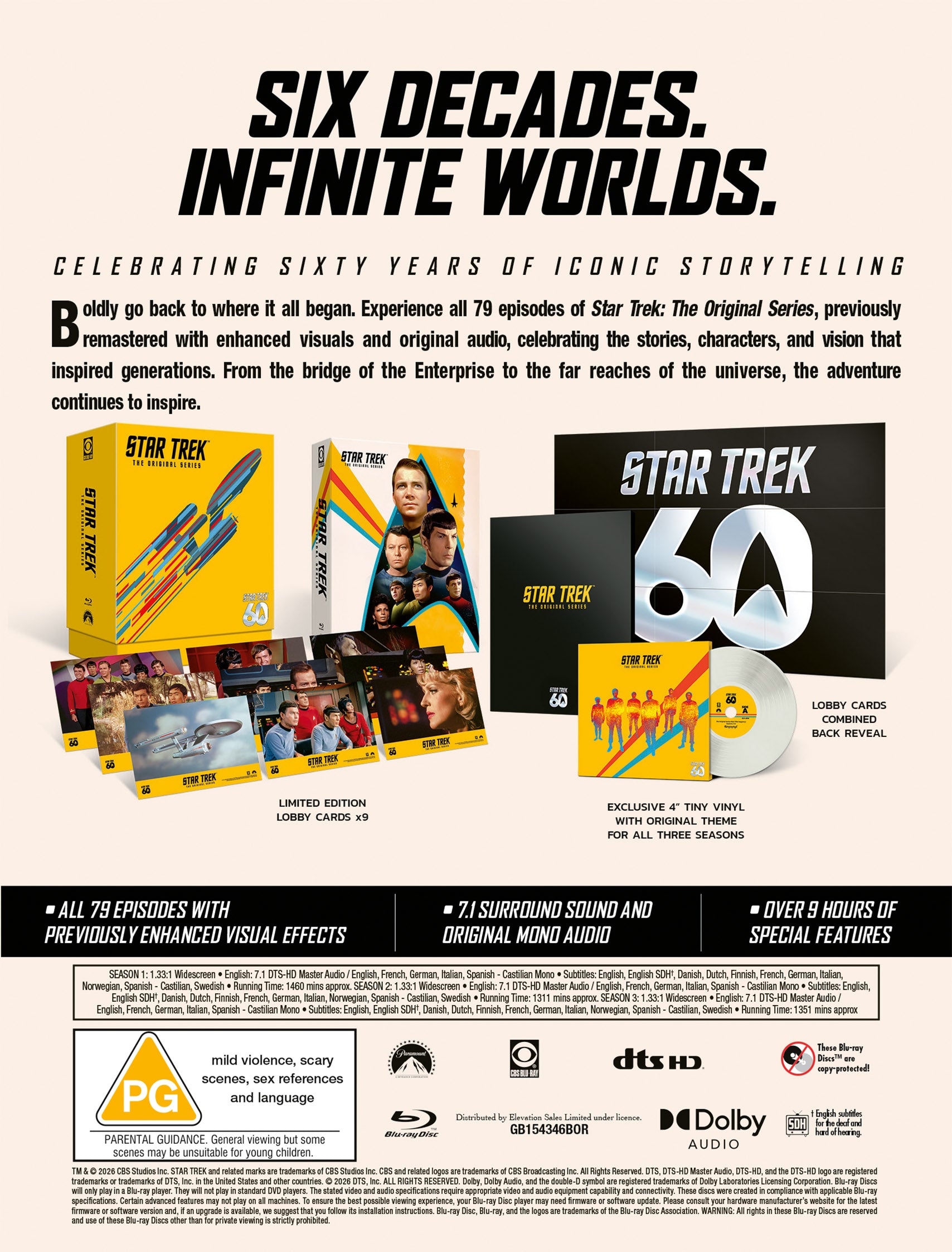 Star Trek: Original Series 60th Anniversary - Collector's Edition