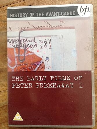 THE EARLY FILMS OF PETER GREENAWAY VOL1 - DVD
