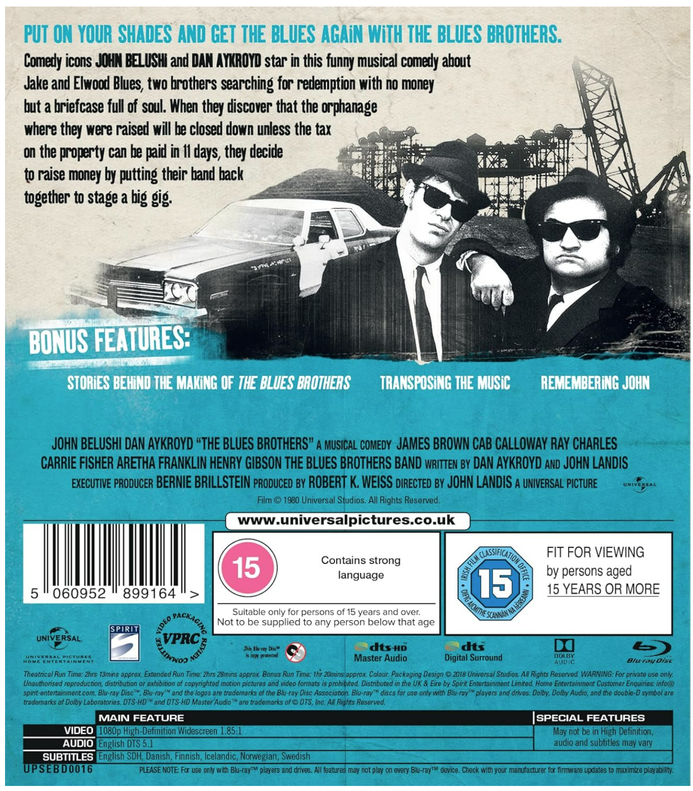 The Blues Brothers - Blu-ray