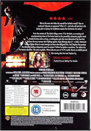 V FOR VENDETTA (DVD/S)