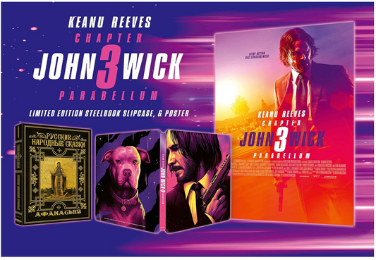 JOHN WICK: CHAPTER 3 PARABELLUM STEELBOOK