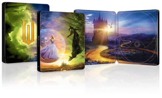 Wicked: For Good 4K UHD & Blu-Ray Steelbook - PRE-ORDER Q1 TBC