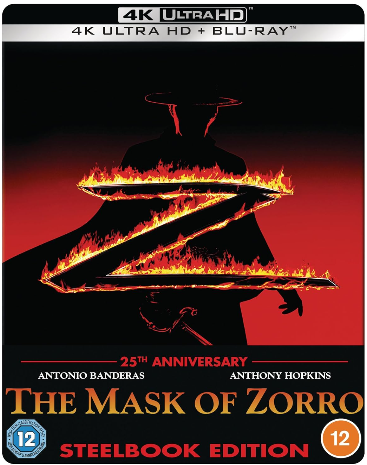 THE MASK OF ZORRO UHD STEELBOOK